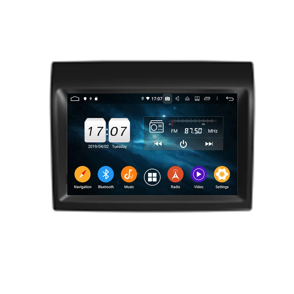 Android 9 0 Octa Core для FIAT 2008-2015 PX5 автомобильный мультимедийный DVD gps навигации