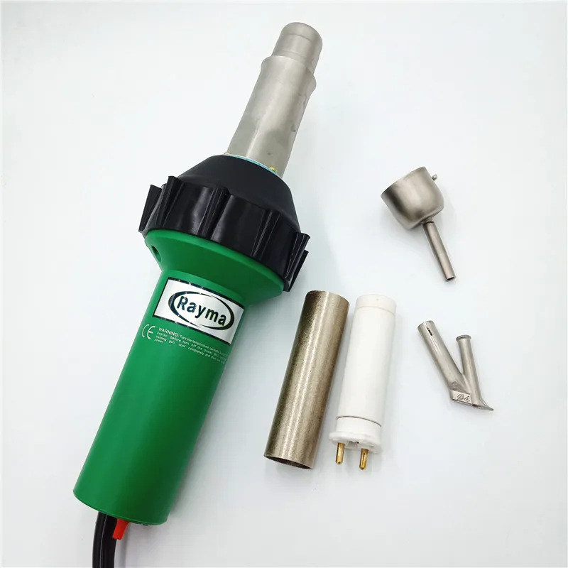 Тип 230/120v 50/60 Гц 1600 Вт Тепловая пушка для сварки пластмассовых материалов инструменты 4 мм круглый скорость сварки Советы Высокое качество и