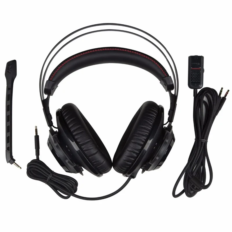 Оригинальный Kingston HyperX Cloud Revolver игровая гарнитура Черные наушники с микрофоном