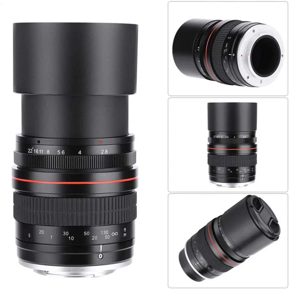 135 мм F2.8 DSLR Полнокадровый телеобъектив с большой апертурой ручной объектив с фиксированным фокусом