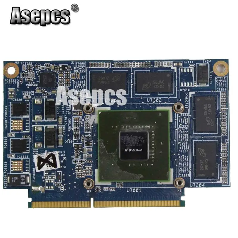 Asepcs для For Asus K55VM графическая карта GeForce GT630M N13P GL A1 2 Гб видеокарта подходит A55V K55VJ K55V