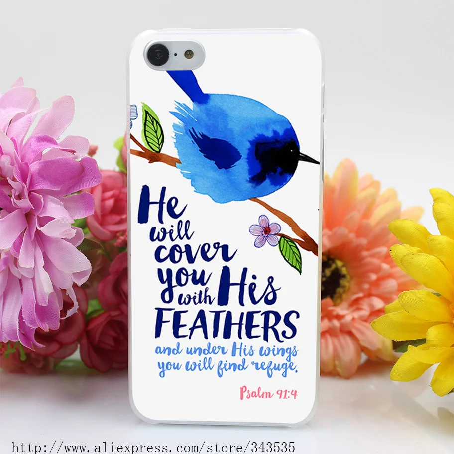 301OP HE_WILL_COVER_YOU_BIRDIE_01 Жесткий Прозрачный Чехол для iPhone 4 4S 5 5S 5c SE 6 s и 7 плюс |