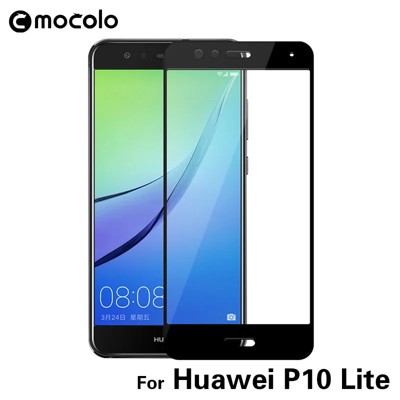 Mocolo 0 33 мм 2.5D полное покрытие стекло закаленная пленка для Huawei P10 Lite 9 H Анти