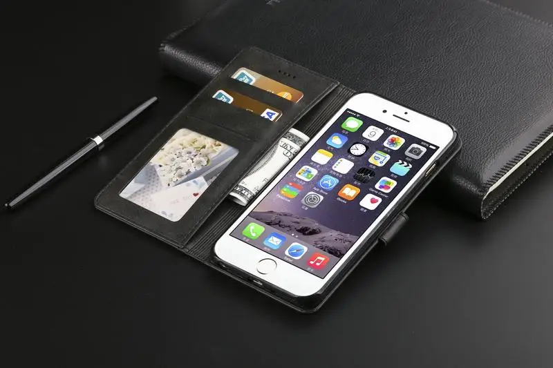 Чехол s для iPhone 6S 6 Plus, чехол для телефона, Роскошный кошелек, Магнитный Флип, винтажные кожаные сумки для Apple iPhone 6S plus 6 plus, чехол