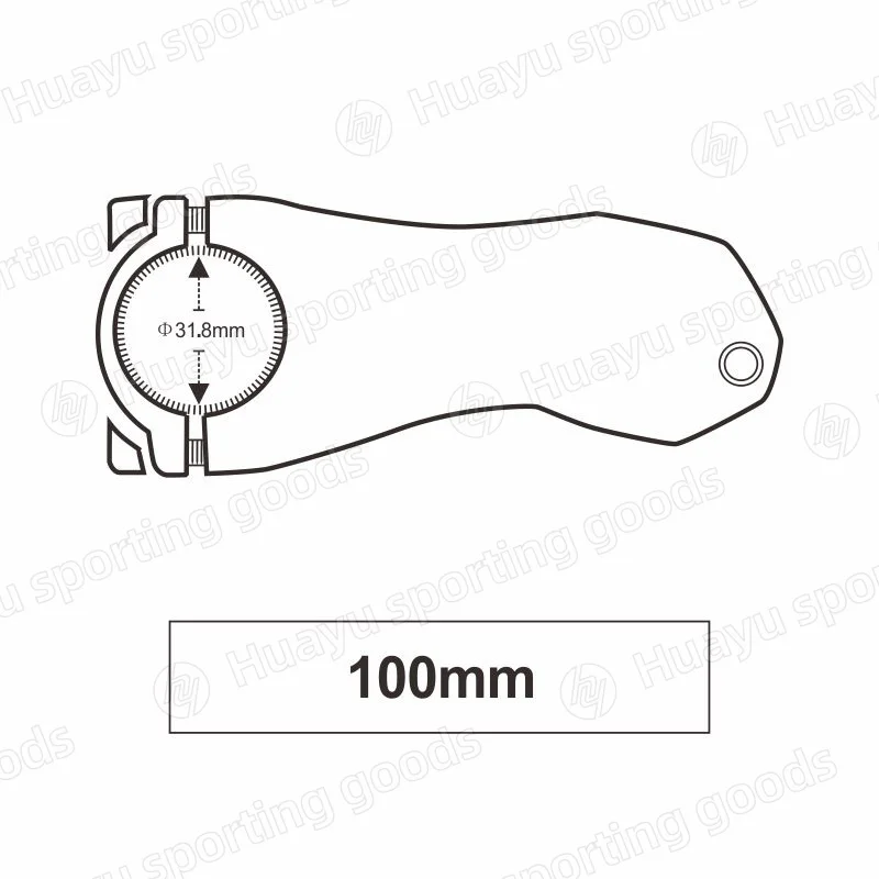 100 mm Гонка лицо следующий UD углеродный стержень матовая+ Глянцевая наклейка велосипед дорога горный велосипед велосипеды Стволовые аксессуары велосипедная часть - Цвет: 100 mm