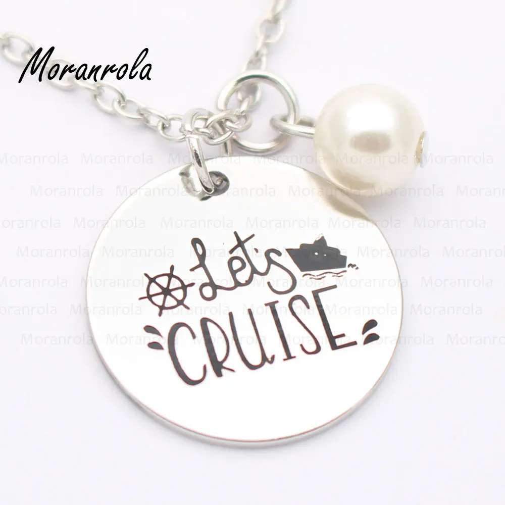 Новое поступление &quotLet's Cruise&quot медное ожерелье брелок Очаровательная цепочка