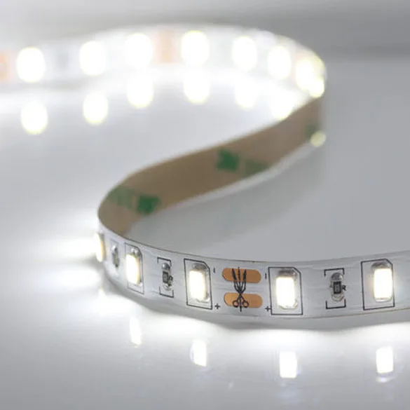 Бесплатная доставка SMD5730 Светодиодная лента 60 светодиодов/м DC12V