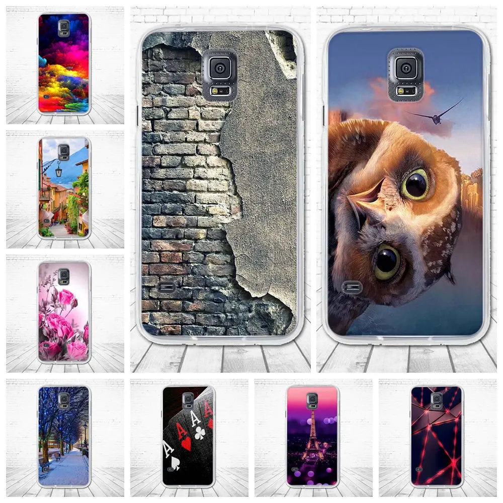 For Samsung Galaxy S5 Case Soft Silicon TPU Cover Neo 3D Cute Capa i9600 SM-G900F Phone Cases | Мобильные телефоны и