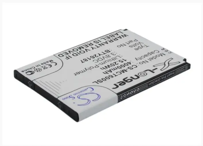 Аккумулятор Cameron Sino 4000 мАч для мобильного телефона MOBISTEL Cynus T6 BTY26187Mobistel/STD, аккумулятор для смартфона