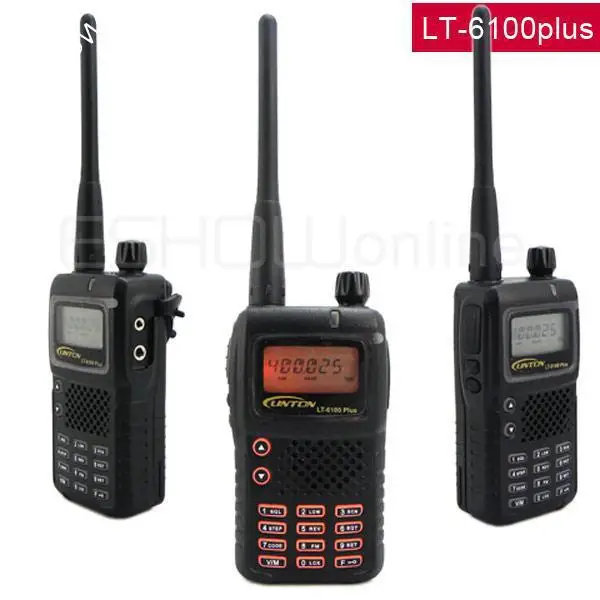 2pcs New walkie talkie UHF/VHF 5W 128CH LT-6100 plus Business Police Interphone Transceiver A0828A Fshow | Мобильные телефоны и