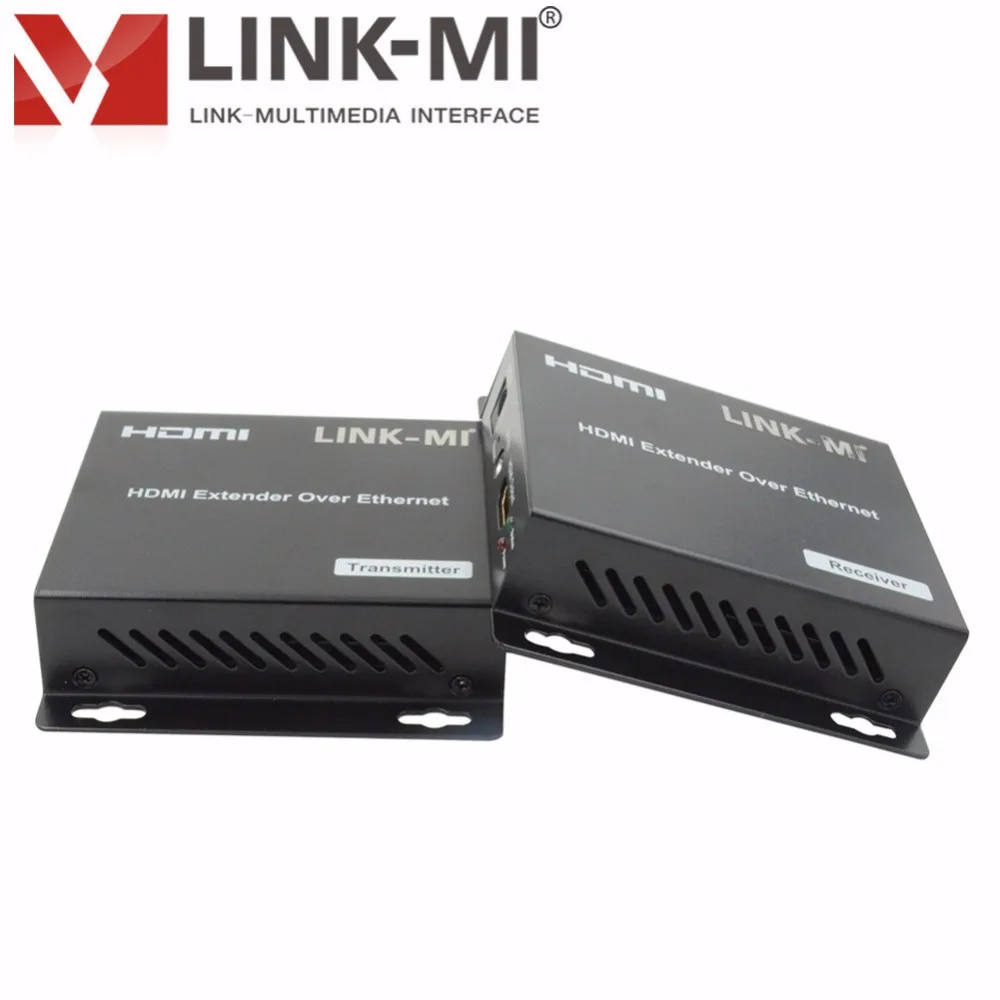 LINK-MI 120m HDMI-удлинитель через IP lan Cat66a7 Ethernet с ИК, 1080p, поддержка одного к нескольким, множество видеоудлинителей (art.: 6d6b2cfd) - 6d6b2cfd