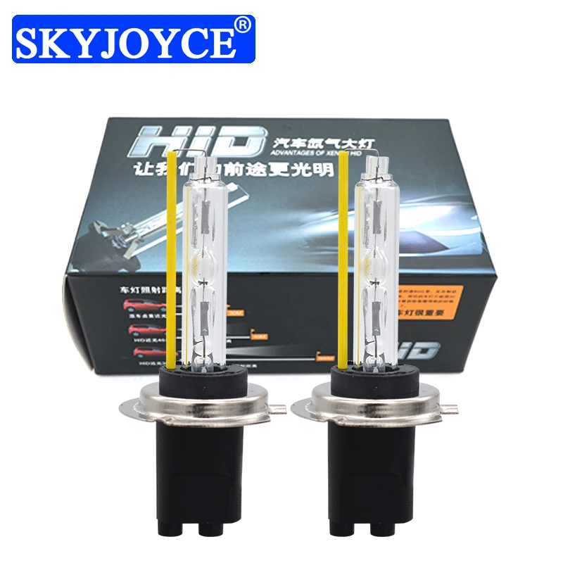 SKYJOYCE 12 в 35 Вт 45 55 9012 D2H HID ксеноновая лампа 5500K быстрая яркость H1 H3 H7 металлическая