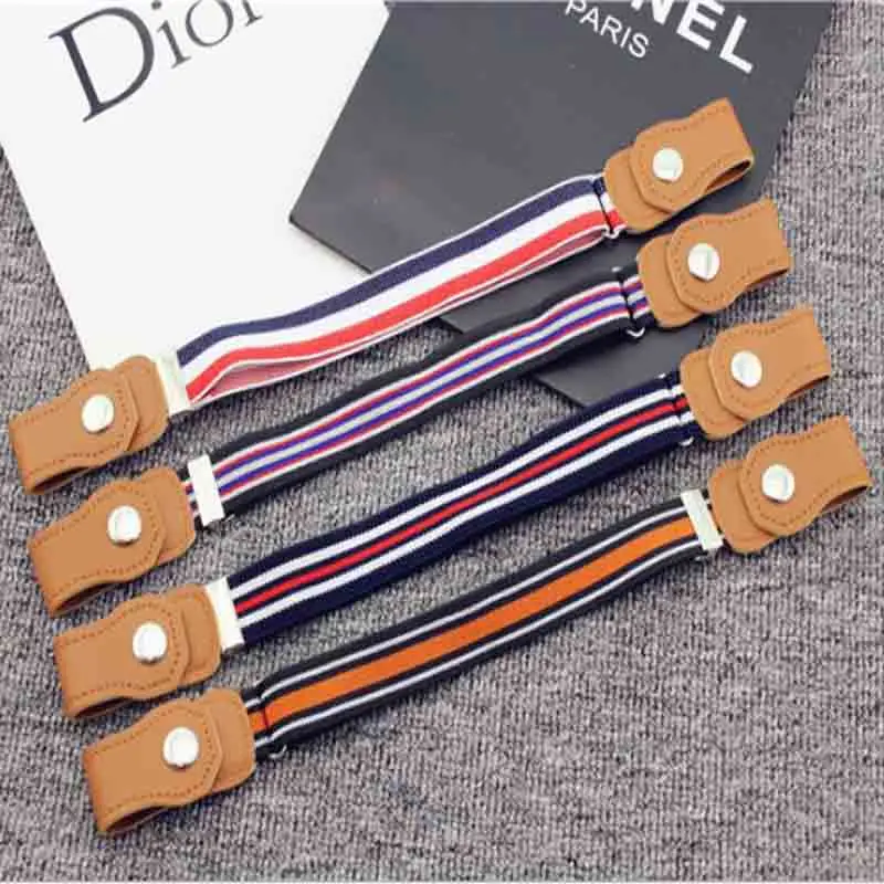 

Dropshipping Child Buckle-Free Elastic Belt 2020 No Buckle Stretch Belt for Kids Toddlers Adjustable Boys and Girl`s Belts