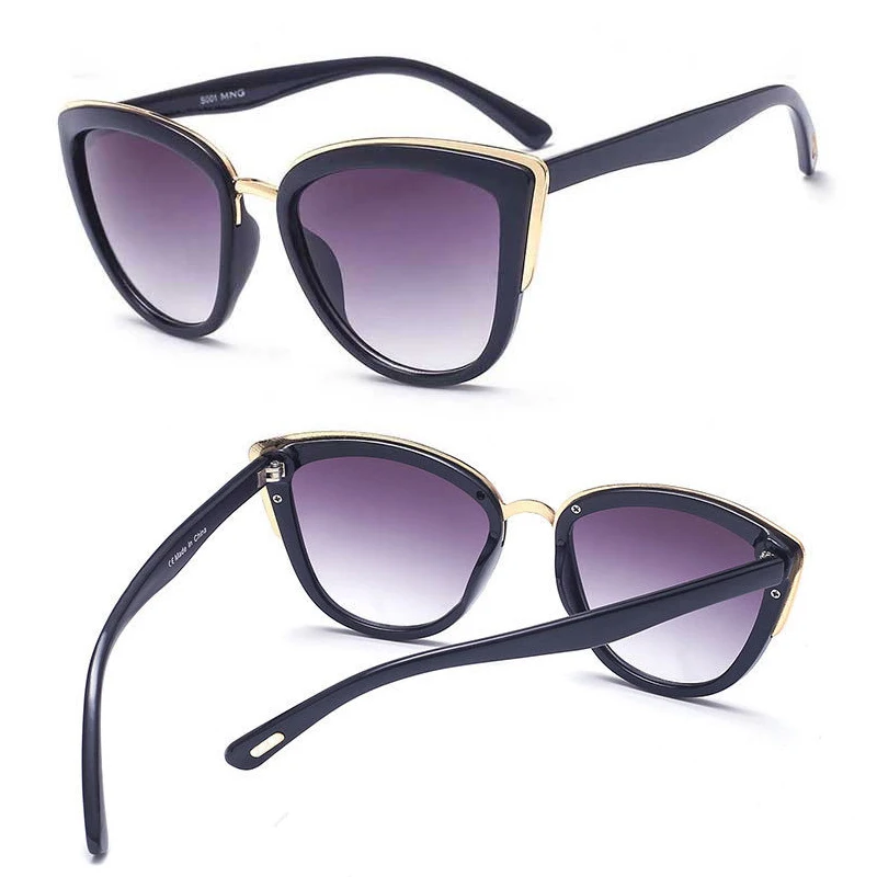 RMM новые модные солнцезащитные очки женские трендовые кошачий глаз анти УФ