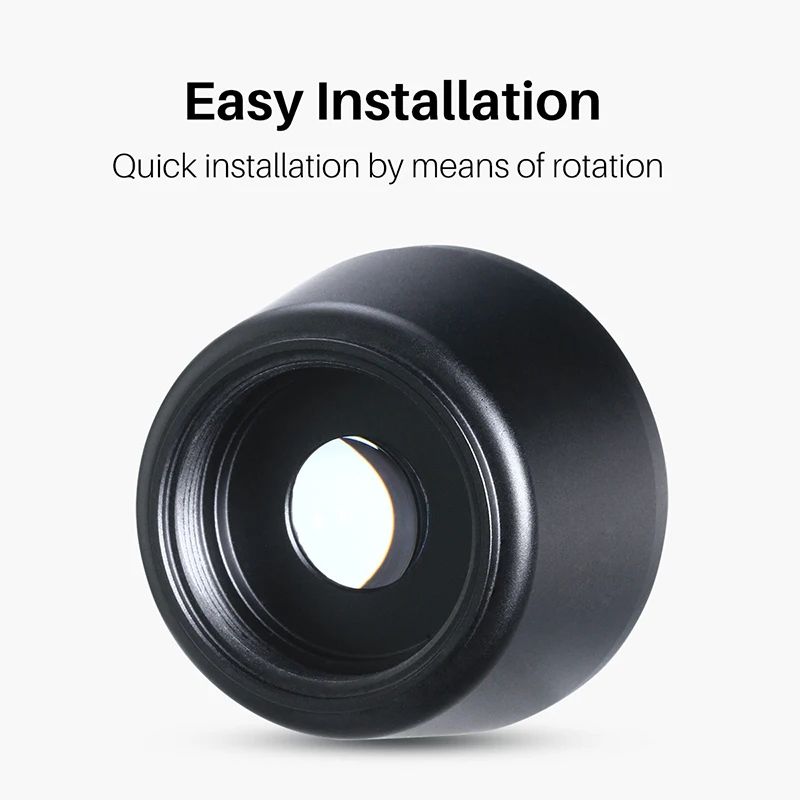 Объектив ULANZI OA-6 Fisheye 35 мм 180 градусов широкоугольный объектив для DJI Osmo Action HD