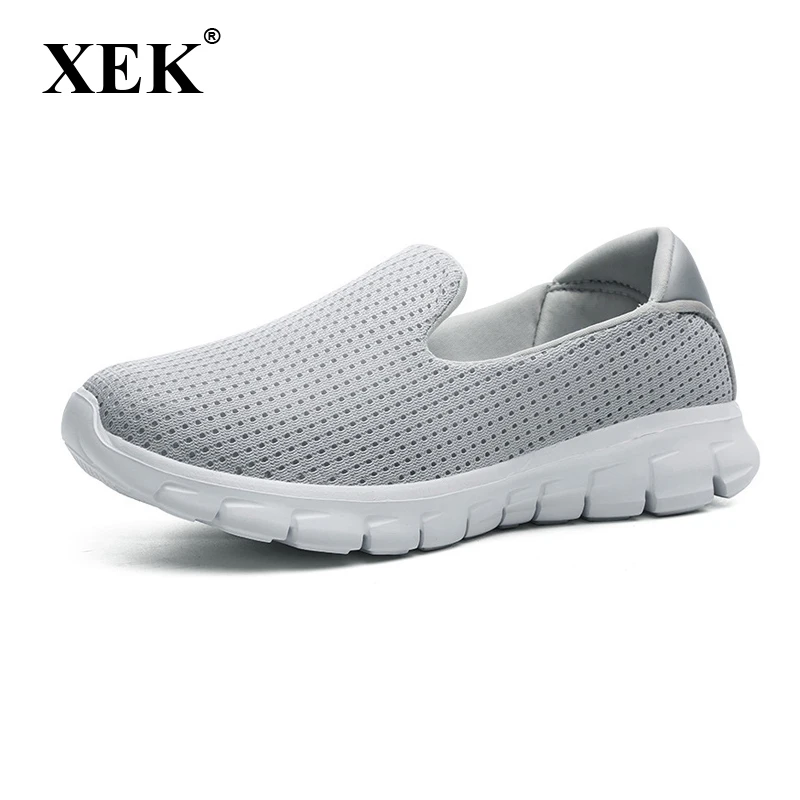 Новинка 2018 дышащие женские кроссовки XEK с мягкой подошвой светильник ная обувь
