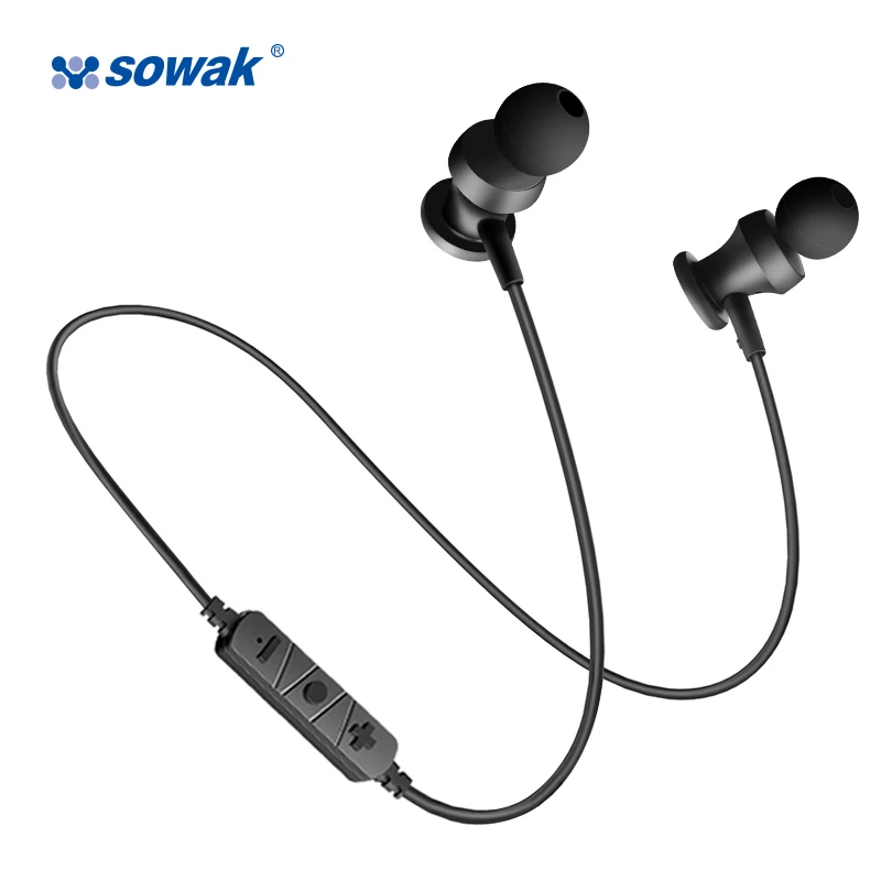 SOWAK S2 Bluetooth гарнитура Беспроводной спортивные стерео наушники с магнитной