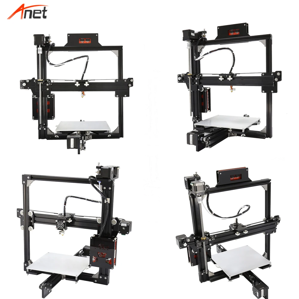 Anet A2 простая сборка алюминиевая рама 3D принтер набор умная модель для