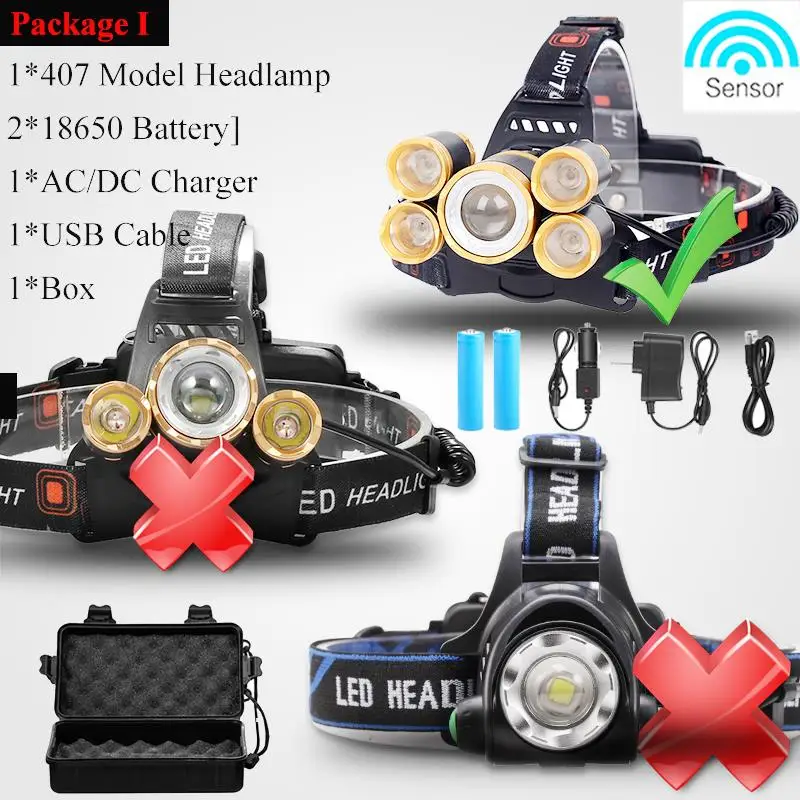 

TRLIFE Налобный фонарь LED 5*T6