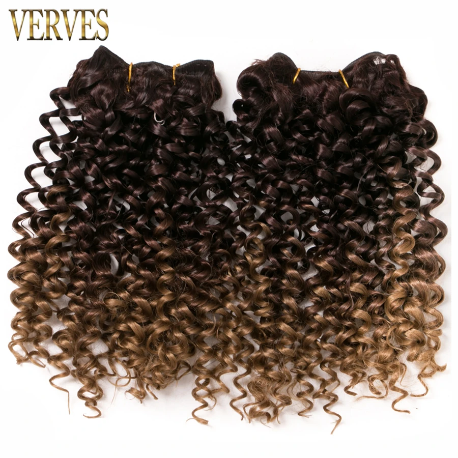 VERVES синтетическое плетение крючком коса 65 г/упак. Волосы Кудрявые косы