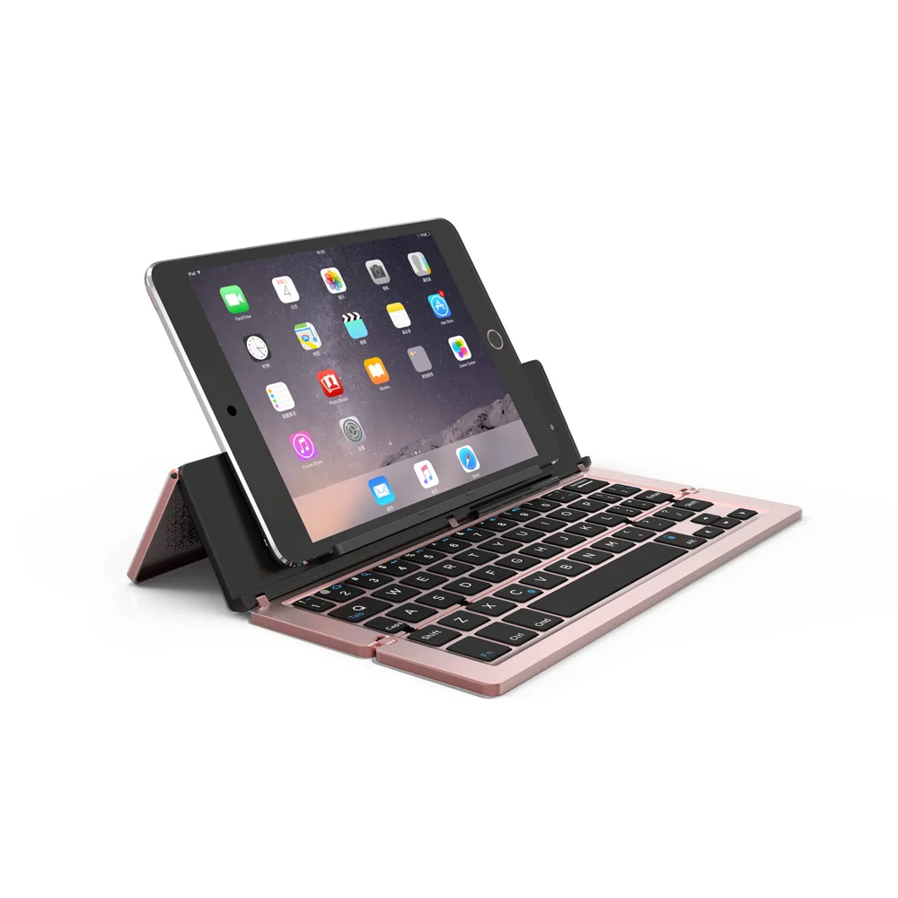 Универсальная беспроводная bluetooth-клавиатура из алюминиевого сплава для iPad, iPhone, samsung, Nokia, IOS, Windows, Android, система, планшет, ПК, телефон