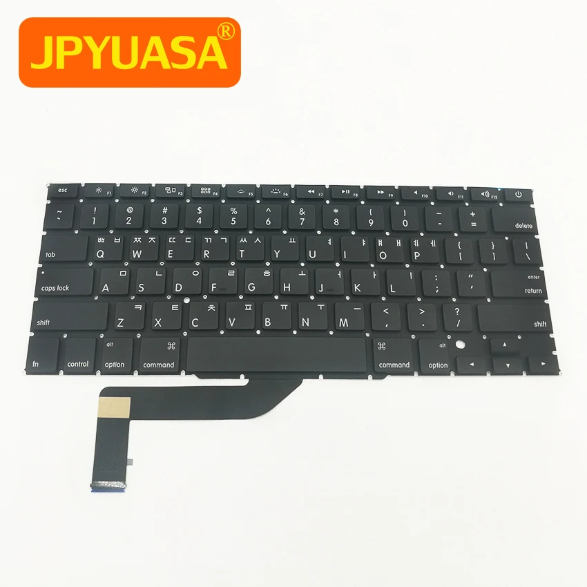 Новая Корейская клавиатура для MacBook Pro Retina 15 4 дюйма A1398 Корейский стандарт с