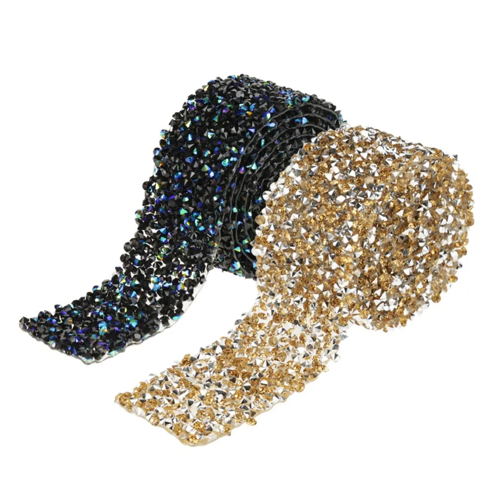 Алмазная сетка блестящий рулон Хрустальные Стразы ленты для свадебного