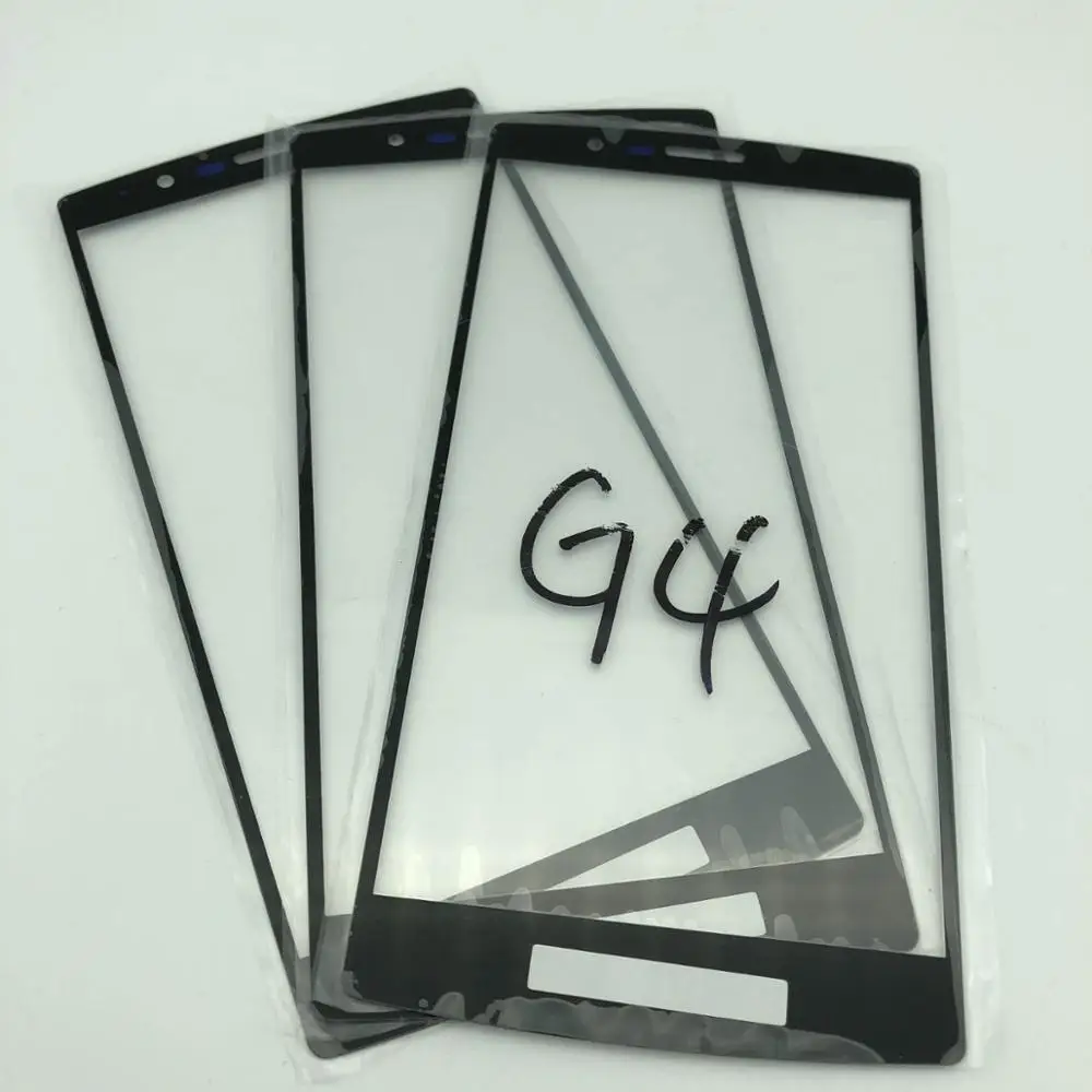 2 шт./пакет Высококачественная закаленная Передняя стеклянная панель для LG G4 H815