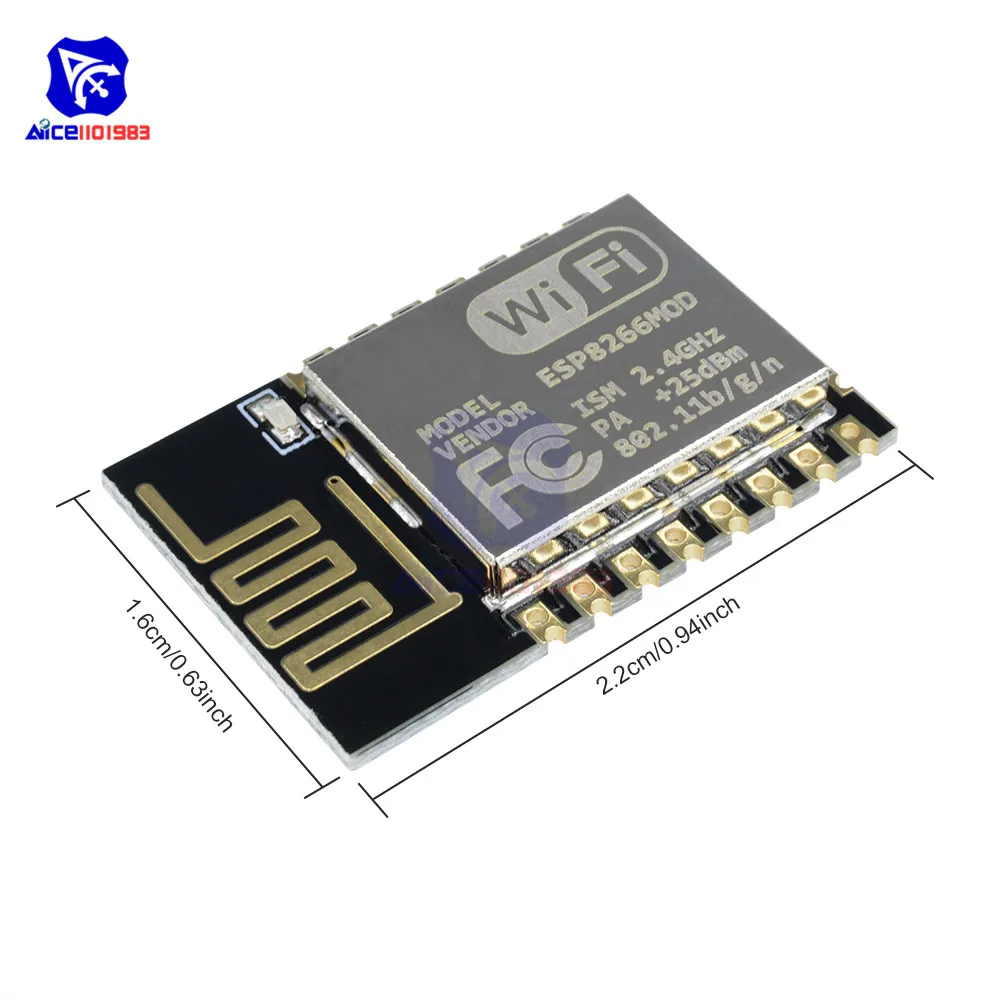 ESP8266 ESP-12 ESP12 ESP-12E Беспроводной Wi-Fi Последовательный модуль трансиверов Logic 3 V IO SPI