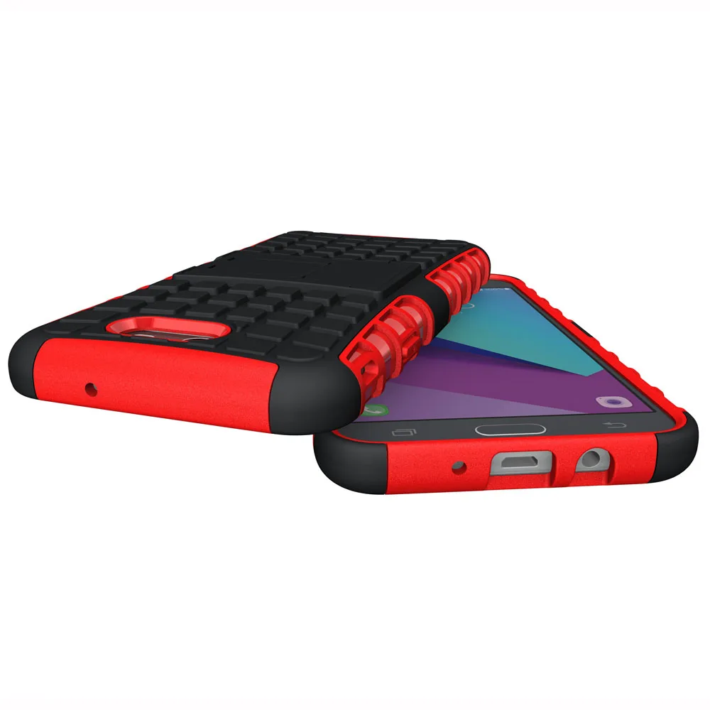 Двухслойный прочный ударопрочный Жесткий ПК + резиновый противоударный чехол