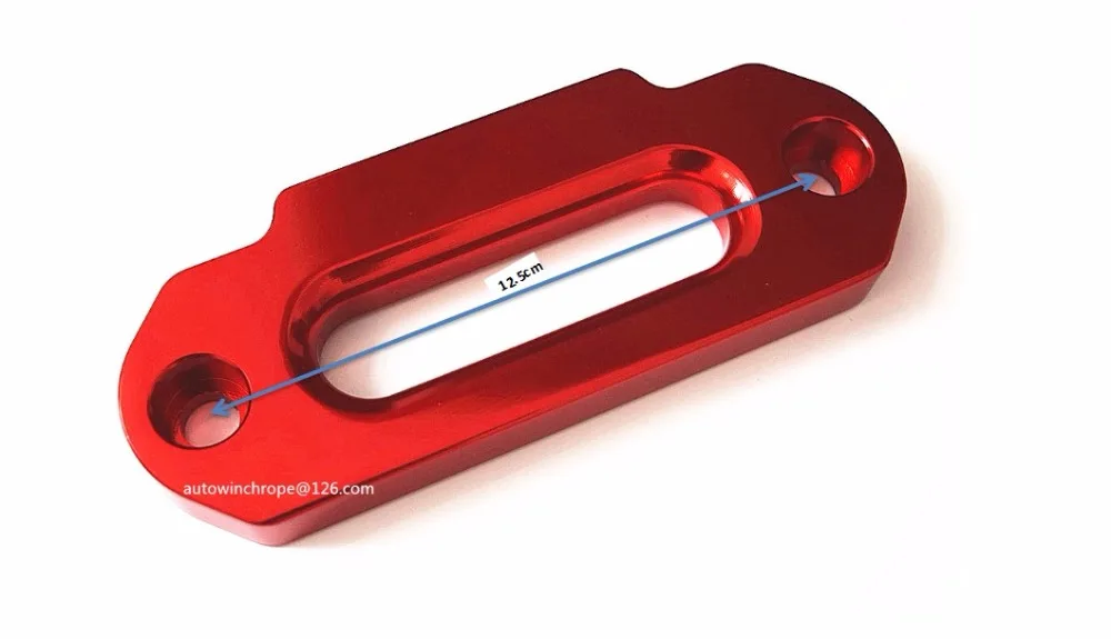 

Free Shipping Red 4000lbs Synthetic Winch Rope Fairlead ,Aluminimum Hawse Fairlead, Synthetic Fairlead