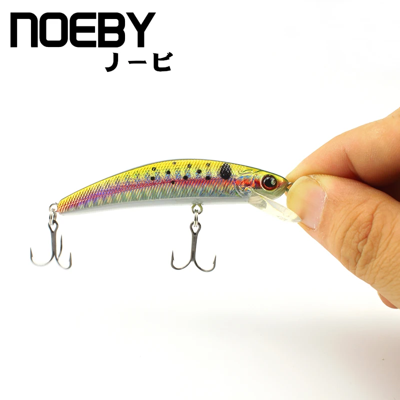 NOEBY 1 шт. приманка для рыбной ловли 70 мм/6 г 0-1 м плавающие супер приманки в форме