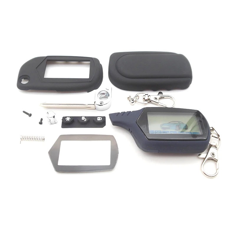 A91 uncut case with key fob keychain remote controller for starline two way auto car alarm free shipping | Автомобили и мотоциклы
