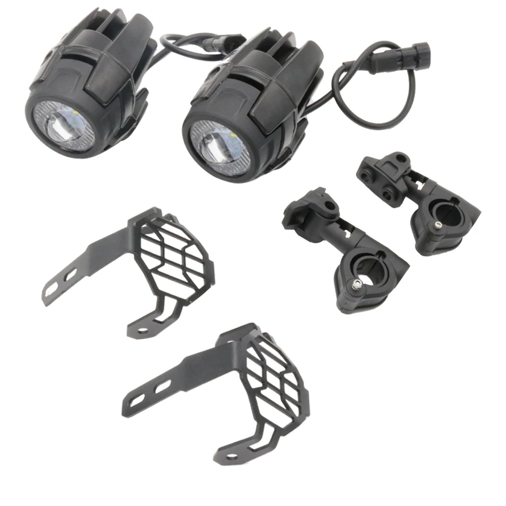 Черный мотоциклетный светодиодный противотуманный светильник для BMW