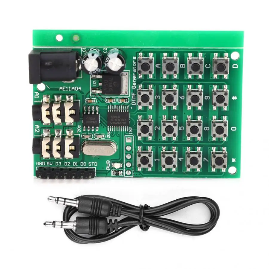 AE11A04 5 ~ 24VDC DTMF плата звуковой генератор модуль голосовой двойной кодирующий