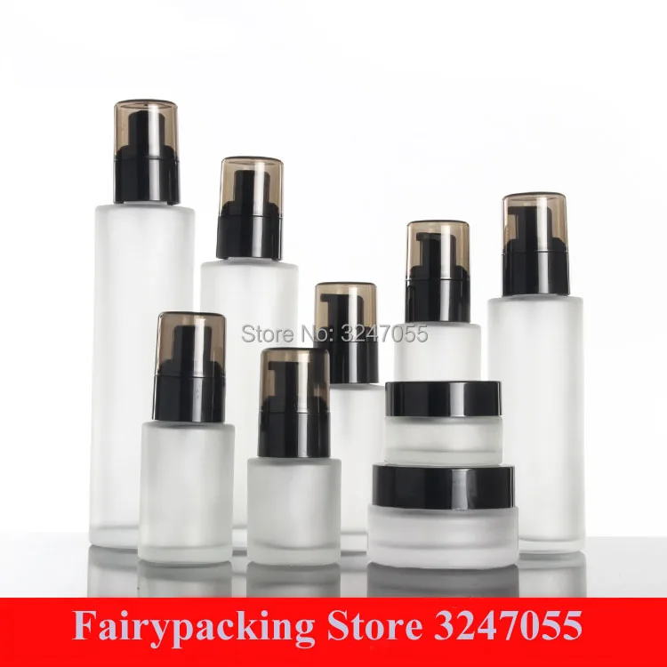 120ml80ml60ml40ml30ml20ml матовое стекло косметический лосьон насос Bottel пустой туман спрей