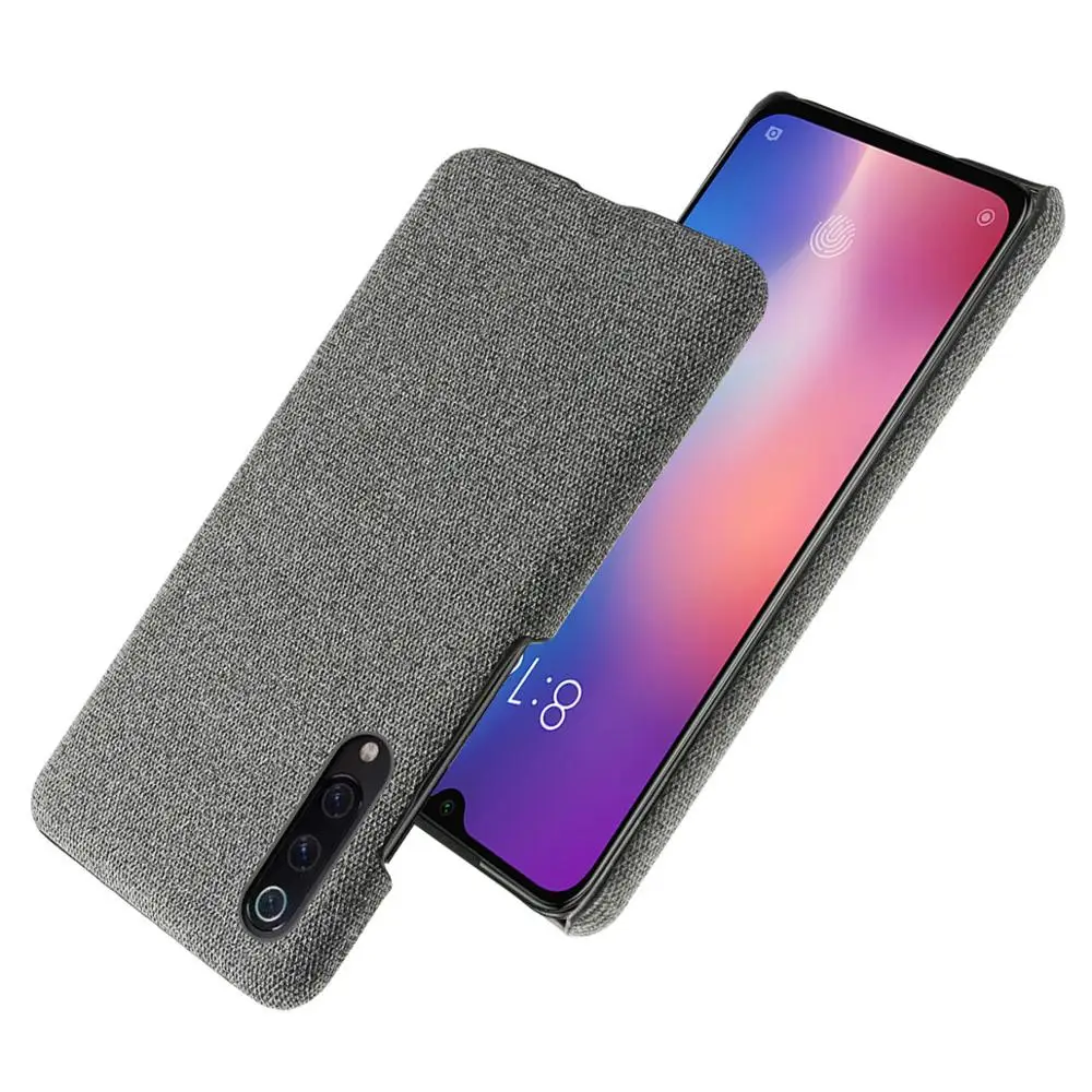 TORUBIA для Xiaomi mi 9 mi 9 SE чехол тонкий ультра тонкие ретро тканые ткани не царапающиеся ПК Жесткий Чехол для Xiaomi mi 9T чехол