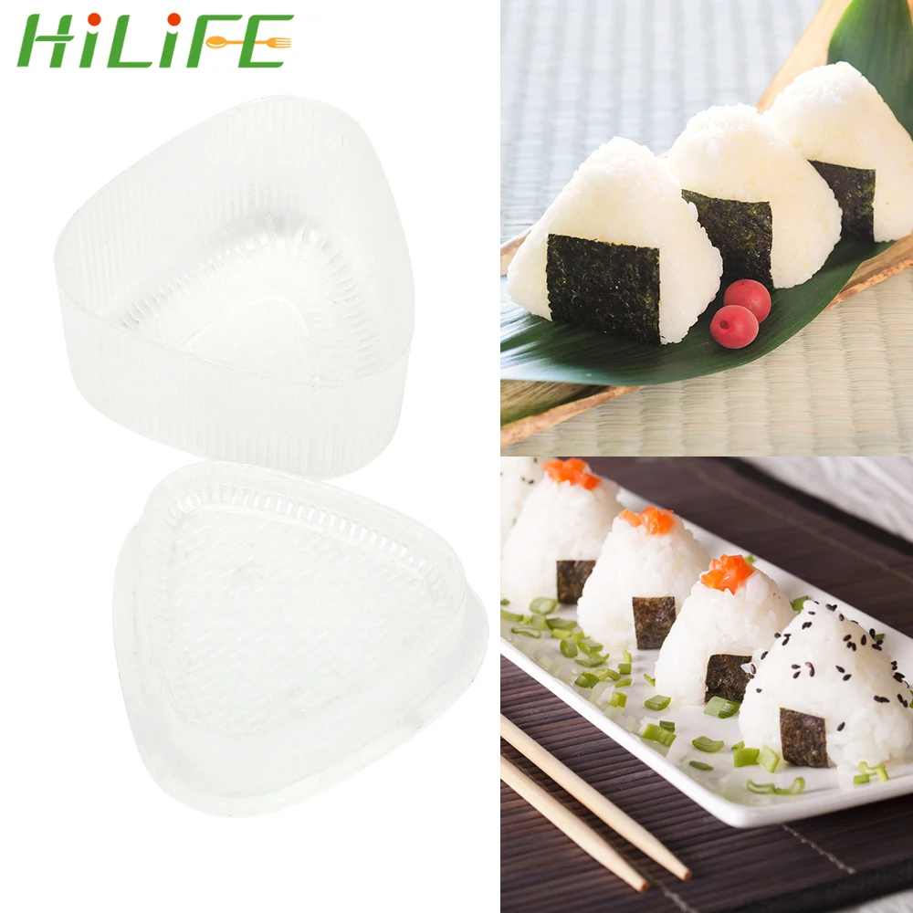 HILIFE DIY Инструменты для бенто прозрачный 2 шт./компл. треугольник рисовый шар суши