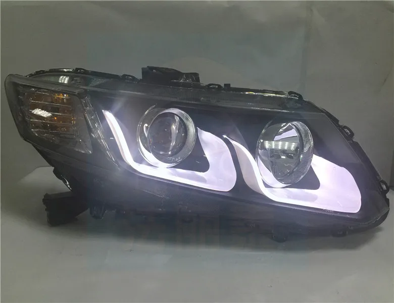 Подходит для HONDA CIVIC 2012 комплект фар с U-образной линзой ксеноновые фары |