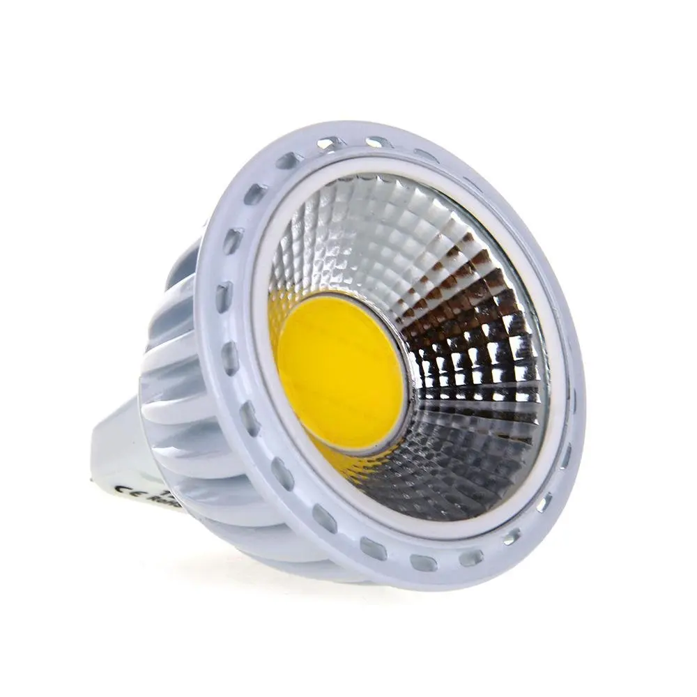 GU5 3 / MR16 6W COB лампочка 3000 лм 60 градусов K теплый белый DC 12V|Светодиодные лампы и