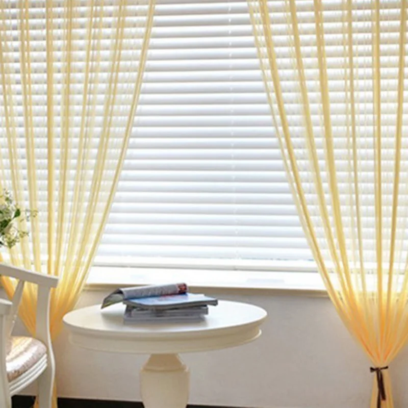 Urijk New Long Tassel Chain String Door Curtain Divider Sheer Window Valance Home Decor Screening Dropshipping | Дом и сад