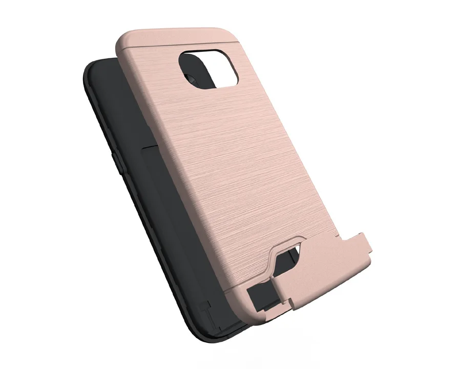 Креативный держатель для карт samsung Galaxy S7 край задняя крышка ПК + ТПУ повышенной