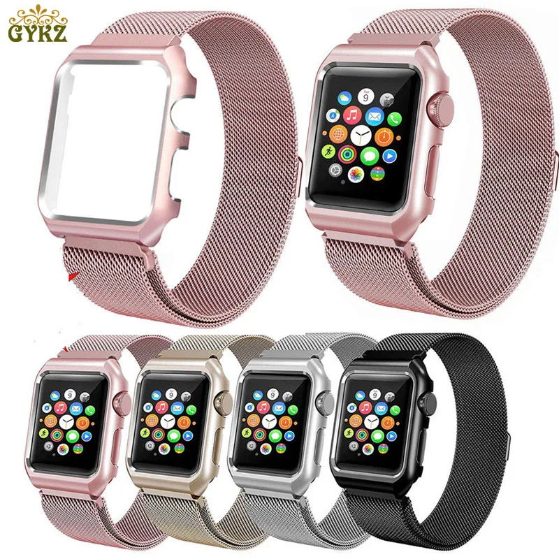 Чехол + ремешок для Apple Watch группа 42 мм 38 iwatch серии 3/2/1 браслет наручные