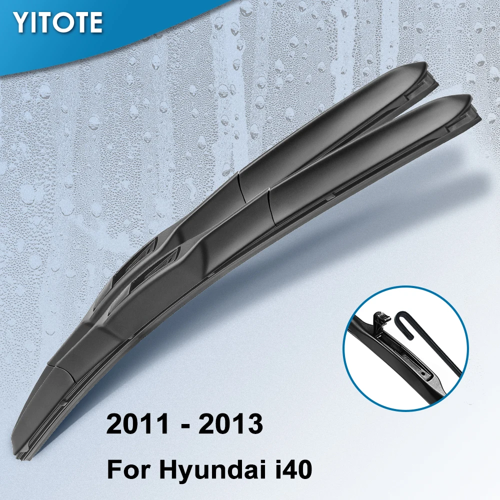 YITOTE гибридные щетки стеклоочистителя для Hyundai i40 Fit Hook Arms 2011 2012 2013 | Автомобили и
