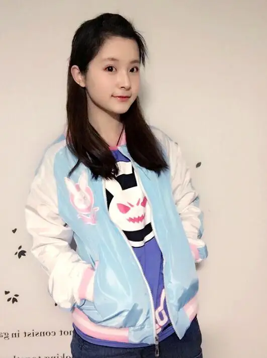 Часы над косплей игра OW DVA D. VA костюм свитера Рубашка шапка рубашка комплект |