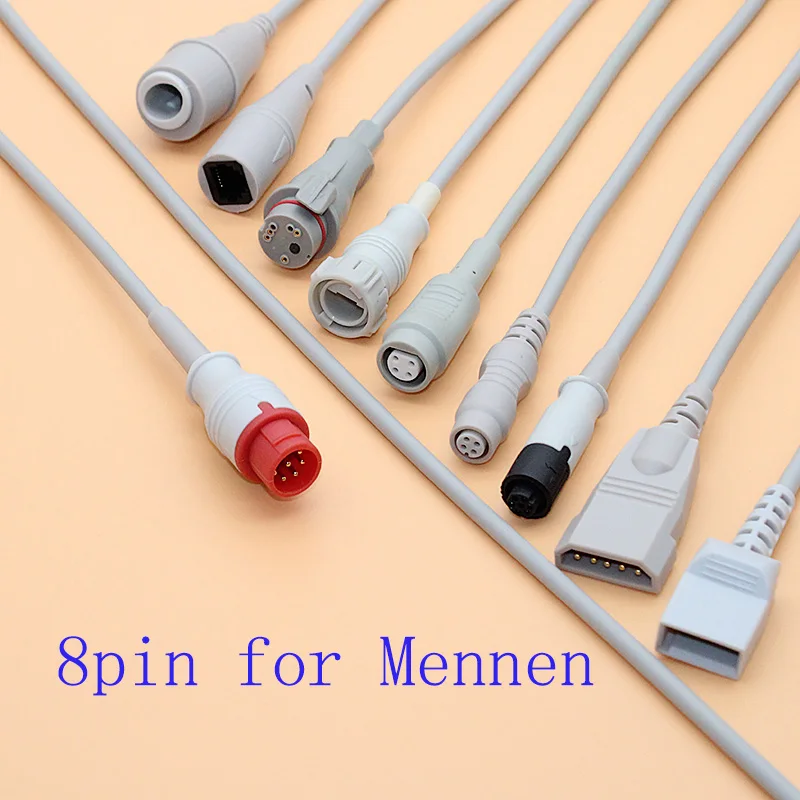 Совместимый Mennen 8pin к Argon/Medex/hp/edard/BD/Abbott/PVB/Юта IBP сенсор адаптер магистральный