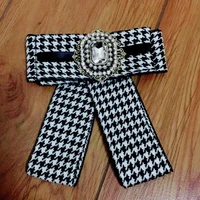 large brooches for women shirt dress collar flannelette bowknot bow tie corsage brooch pins jewelry accessories