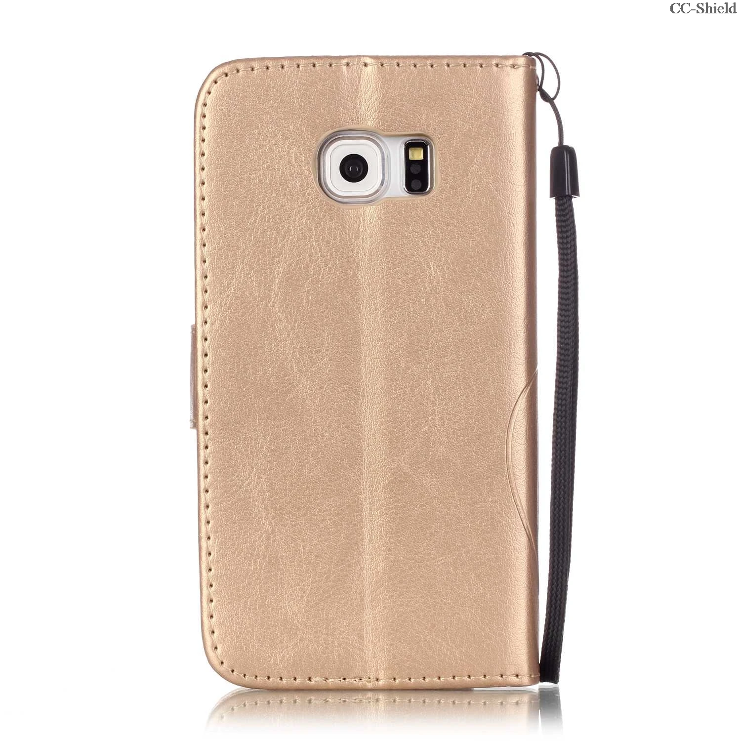 Флип чехол для Samsung Galaxy S6 S 6 Edge S6Edge Zero SM G925F G925J G925Z кожаный телефона с