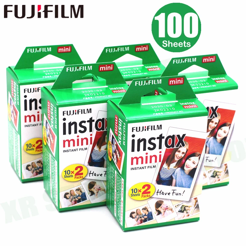 100 листов Fujifilm Instax Mini 11 9 8 пленка для Fuji 7s 70 25 50s 90 мгновенной фото камеры Камера