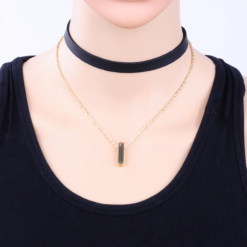 Мода black velvet choker ожерелья украшения для женщин золотой цвет бар заявление